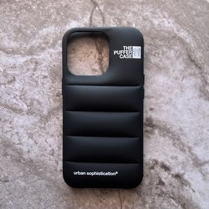 Urban Sophistication The Puffer Case iPhone 13 Pro in Black